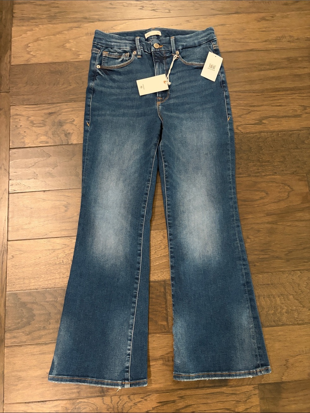 New With Tags Good American Always Fits Good Legs Crop Mini Boot